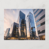 Stad modern zakencentrum briefkaart (Voorkant)