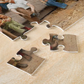 Stad - Mogollon, NM - Stadsbijeenkomst 1940 Legpuzzel (Zijkant)