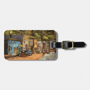 Stad - Mogollon NM - Voor de geesten 1940 Bagagelabel