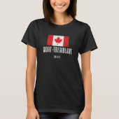 Stad Mont-Tremblant - CANADA CANADESE Vlag Merc T-shirt (Voorkant)
