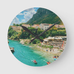 Stad Mostar - Bosnië en Herzegovina Ronde Klok