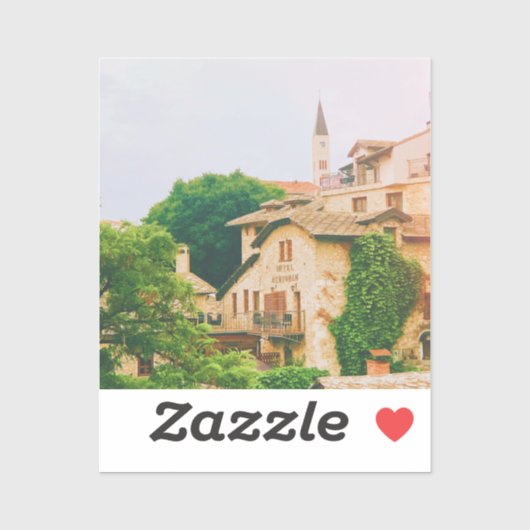 Stad Mostar - Bosnië en Herzegovina Sticker (Vel)