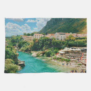 Stad Mostar - Bosnië en Herzegovina Theedoek