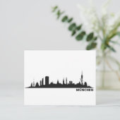 Stad München - Skyline 1c Briefkaart (Staand voorkant)