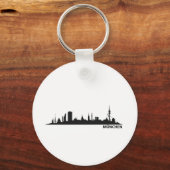Stad München - Skyline 1c Sleutelhanger (Voorkant)