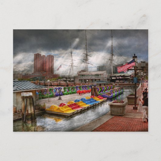 Stad - MVW Baltimore - Modern Maryland Briefkaart (Voorkant)