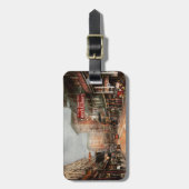 Stad - New Orleans - Kijk naar St Charles Ave 1910 Bagagelabel (Voorkant verticaal)