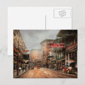 Stad - New Orleans - Kijk naar St Charles Ave 1910 Briefkaart (Voorkant / Achterkant)