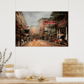 Stad - New Orleans - Kijk naar St Charles Ave 1910 Poster (Keuken)