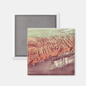 Stad New Orleans Magneet (Voorkant / Achterkant)