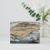  stad New York 1850-1860 Briefkaart (Staand voorkant)