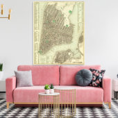 stad New York 2 Canvas Afdruk (Insitu (Woonkamer))