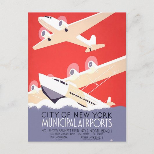 Stad New York Briefkaart (Voorkant)