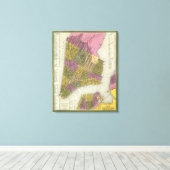 stad New York Canvas Afdruk (Insitu (Houten vloer))