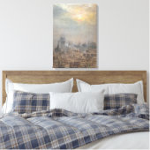  stad New York (door Glenn Cooper Henshaw) Canvas Afdruk (Insitu (Slaapkamer))