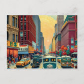 Stad New York Feestdagenkaart (Voorkant)