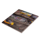 Stad - New York - Greenwich Village - Levenskleur Tegeltje (Zijkant)