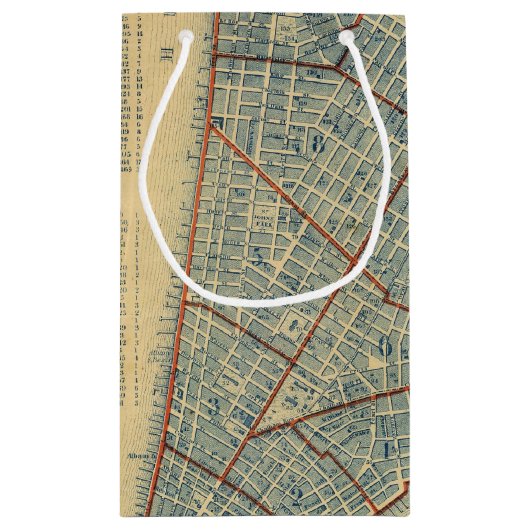 Stad New York Klein Cadeauzakje (Achterkant)