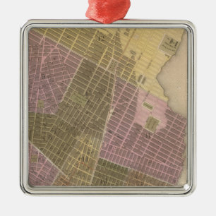 Stad New York Metalen Ornament