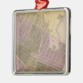 Stad New York Metalen Ornament (Links)