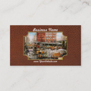 Stad - New York NY - Stuck in a rut 1920 Visitekaartje