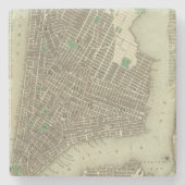 stad New York Stenen Onderzetter (Voorkant)