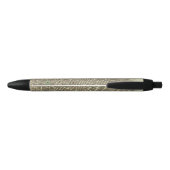 stad New York Zwarte Inkt Pen (Achterkant)