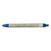 Stad New York Zwarte Inkt Pen (Voorkant)
