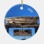 Stad Newport Beach 2 sided Ceramic Ornament (Voorkant)