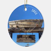 Stad Newport Beach 2 sided Ceramic Ornament (Links)