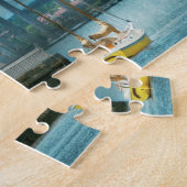 Stad - Newport RI - de vuurtoren van Newport Legpuzzel (Zijkant)