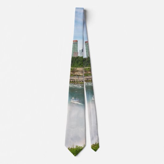 Stad - Niagara NY - De Ontario skyline Stropdas (Voorkant)