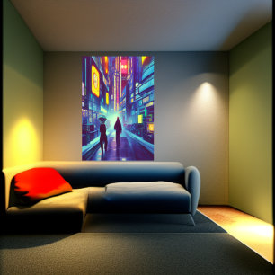 Stad Nova Lux AI Art Poster