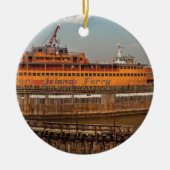 Stad - NY - De Staten Island Ferry Keramisch Ornament (Voorkant)
