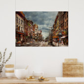 Stad - NY - De steeds veranderende marktplaats 190 Poster (Keuken)