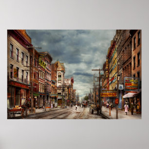 Stad - NY - De steeds veranderende marktplaats 190 Poster