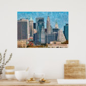 Stad - NY - Een vleugje van de stad Poster (Keuken)
