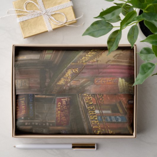 Stad - NY - Ernest Roeber's afe 1908 Tissuepapier (Geschenk)