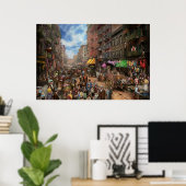 Stad - NY - Flavors of Italy 1900 Poster (Thuiskantoor)
