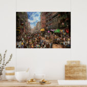 Stad - NY - Flavors of Italy 1900 Poster (Keuken)
