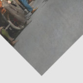 Stad - NY - Het circus komt naar stad 1920 Tissuepapier (Detail)