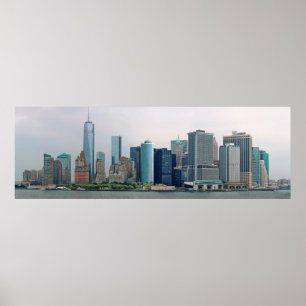 Stad - NY - het financiële district Poster