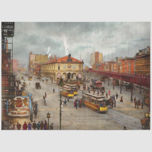 Stad - NY - Het is nieuwswaardig 1901 Tissuepapier (Voorkant)