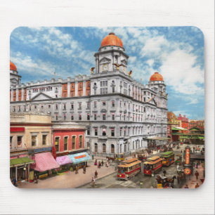 Stad - NY - Het kortlevende Grand Central 1900 Muismat