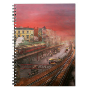 Stad - NY - Spitsuurverkeer - 1900 Notitieboek