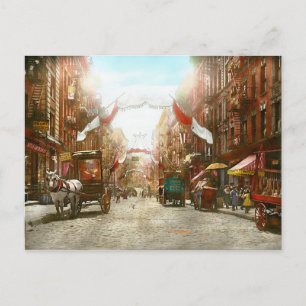 Stad - NY - The Feast of San Genero 1908 Briefkaart