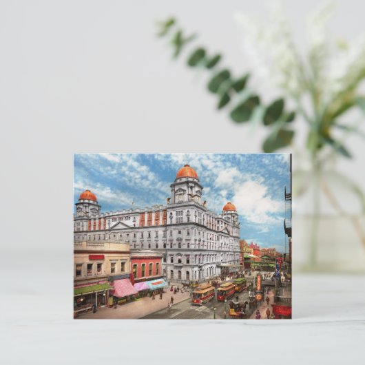 Stad - NY - The Short-living Grand Central 1900 Briefkaart (Staand voorkant)