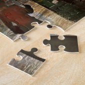 Stad - NY - Times Square op een regenachtige dag 1 Legpuzzel (Zijkant)