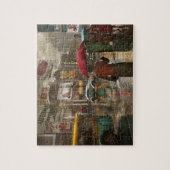 Stad - NY - Times Square op een regenachtige dag 1 Legpuzzel (Verticaal)