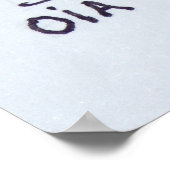 Stad Oia | eiland Santorini, Griekenland Poster (Hoek)